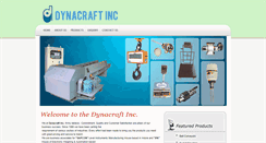 Desktop Screenshot of dynacraftinc.com